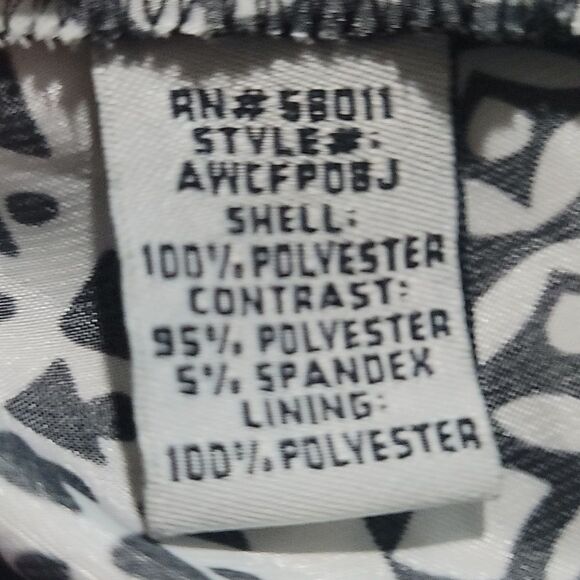 MELROSE HALTER NECKLINE COCKTAIL TWO-TONE WOMEN'S DRESS - Picture 15 of 15